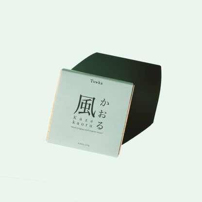 Masu Box Candle in Kaze Kaoru "Wind Bringing Smell of Green Leaves"