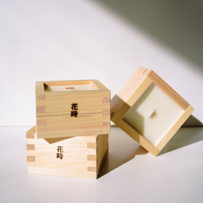 Masu Box Candle in Hanadoki "When the Flowers Bloom"